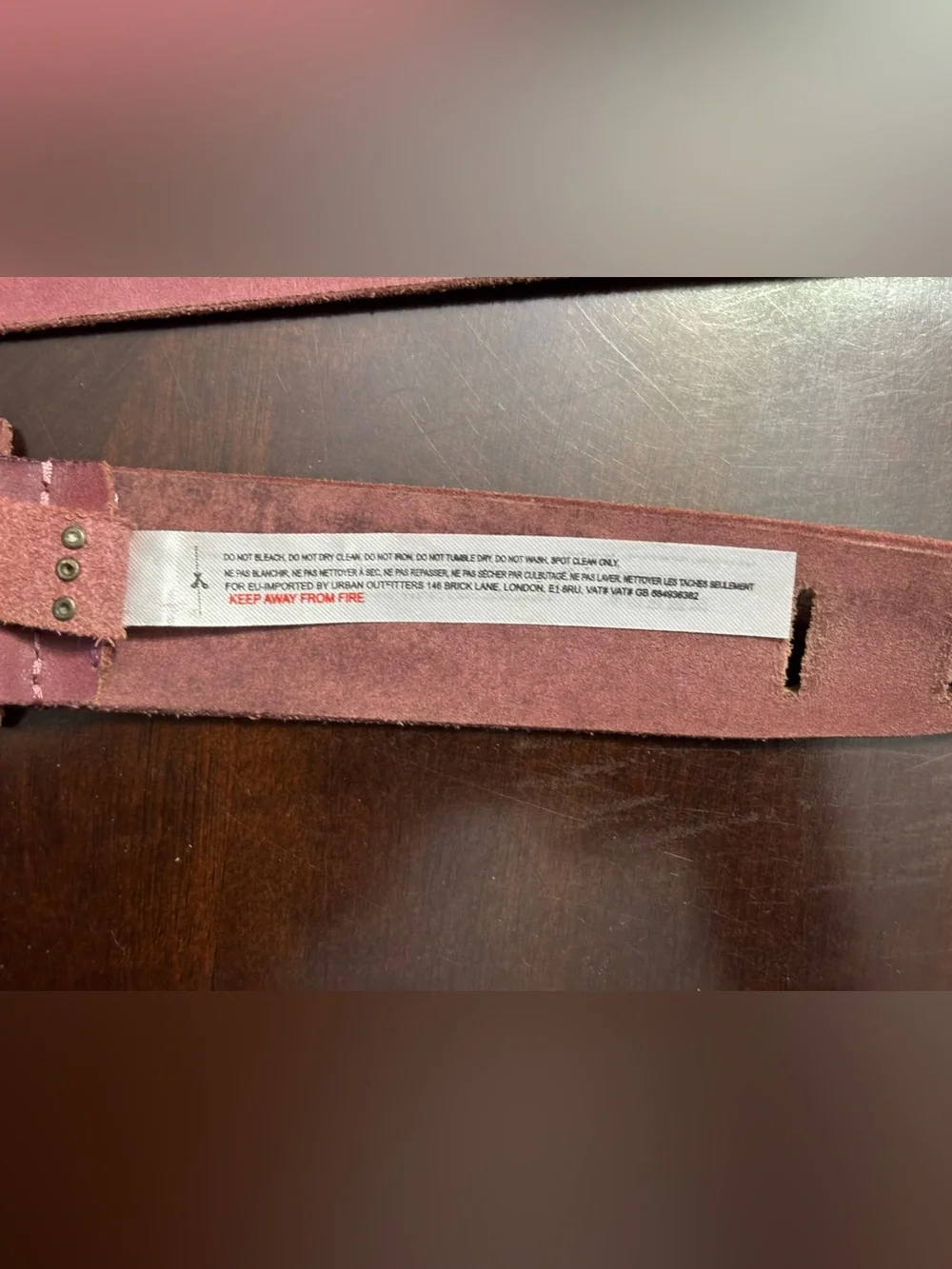 NWOT FREE PEOPLE We The Free Jona Belt Ballet Slipper Pink M/L